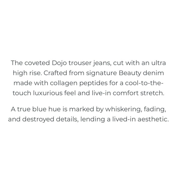 7 For All Mankind Womens Size 24 Ultra High Rise Dojo Trouser Jeans Distressed - Picture 9 of 9